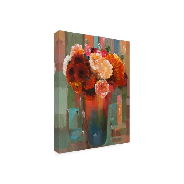 Hooshang Khorasan 'Sunset Bouquet' Canvas Art,35x47